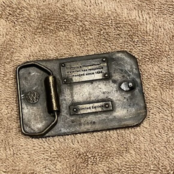 Vintage Olympia Beer belt buckle - Picture 4 of 6